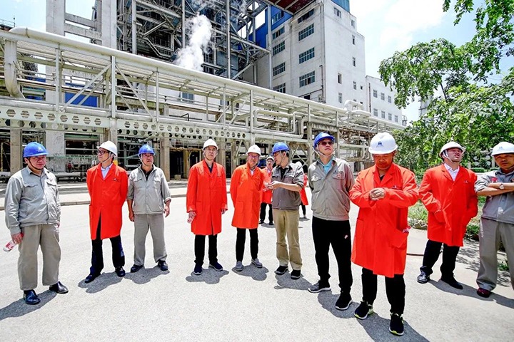 省国资委党委党史进建教育第四巡回领导组到前锋化工发展第二轮巡回领导