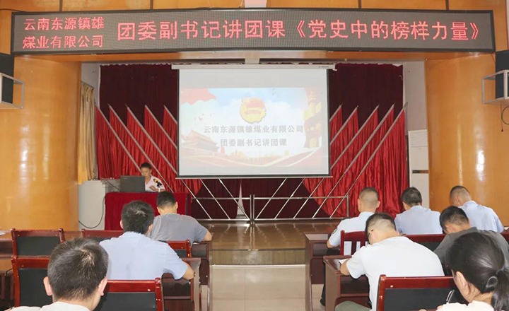 东源镇雄团委组织发展“请党安心 强国有我”主题团日活动
